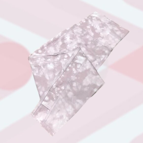 🌸3/$30 🌸Old Navy Tie Dye Pink Mauve Tights with Fun Leg Detail - Picture 2 of 11